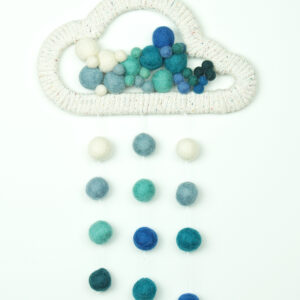 Ozdoba na ścianę do pokoju chłopca niebieska